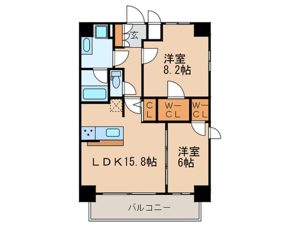 プラチナムの物件間取画像